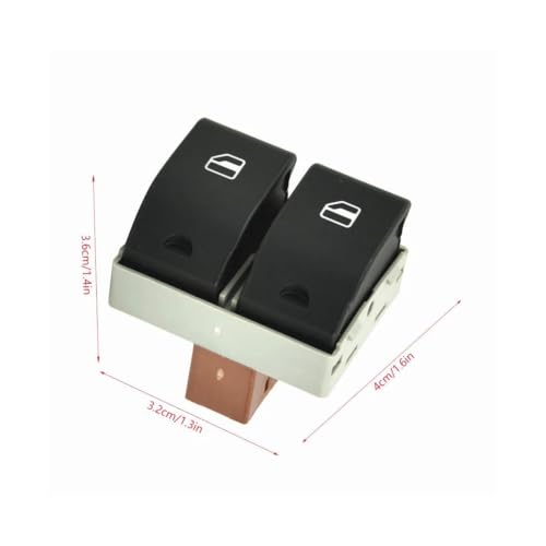 Bouton de lève-vitre Polo 9N pour remplacer l'interrupteur de commande électrique usé - 2