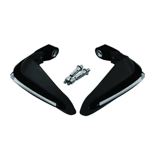 Protège-mains pour moto et scooter avec lumière LED blanche intégrée