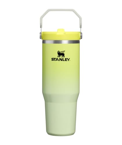 Image of STANLEY IceFlow 2.0 Flip Straw Tumbler with Handle 30 oz | Twist On Lid and Flip Up Straw | Leak Resistant Water Bottle | Insulated Stainless Steel | BPA-Free | Atomic Gradient