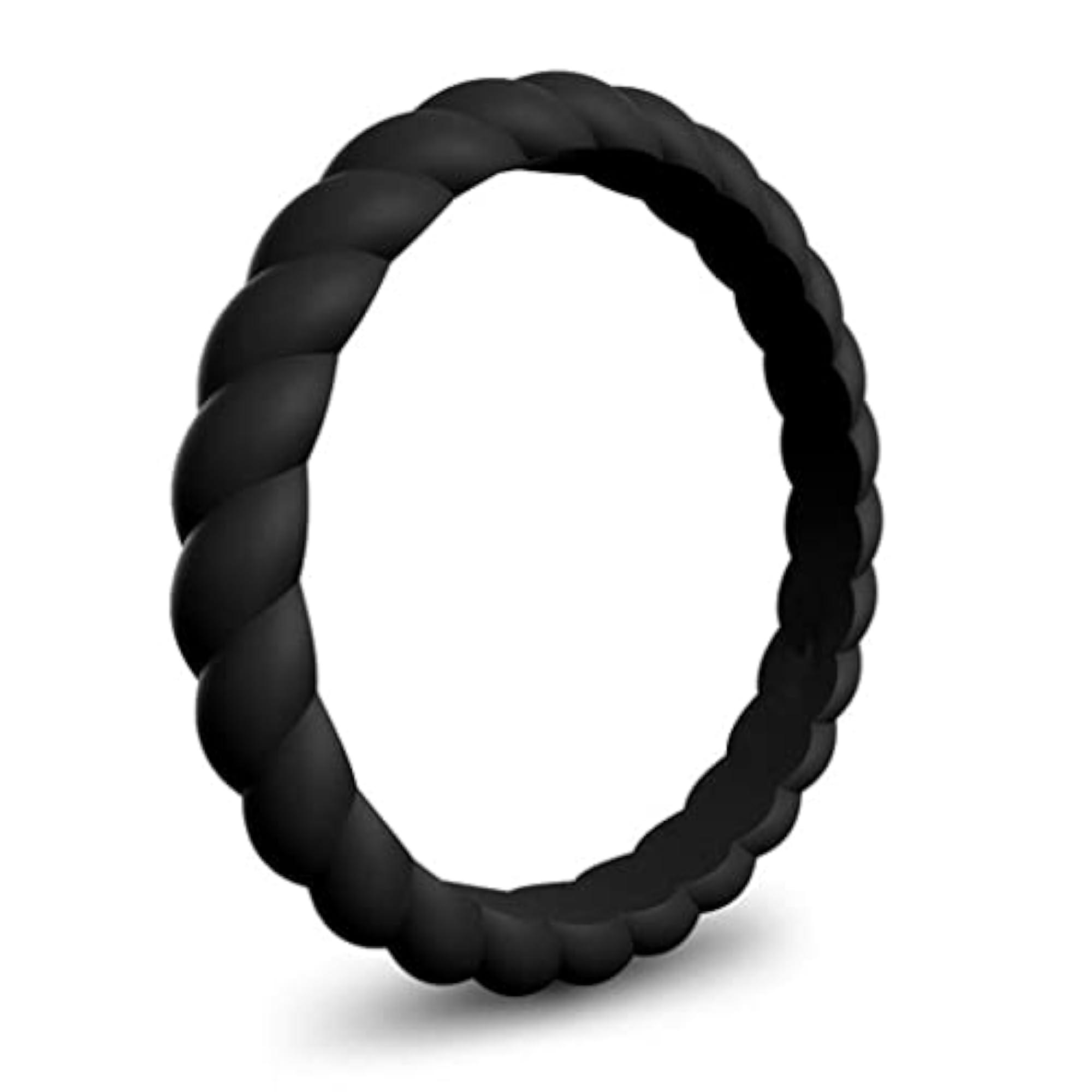 7Pcs Flexible Rubber Silicone Wedding Ring Band Set