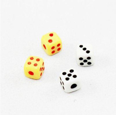 SmartDealsPro 100 Assorted 1/5" 5mm D6 Mini Dice Game Dot Square Dice Set - Thumbnail 5
