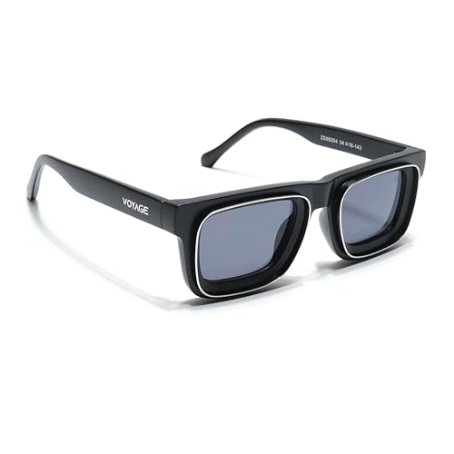 Image of Voyage UV Protected Square Sunglasses for Men & Women