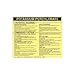 Brady 93594, Hazardous Material Label, (4 Packs of 25 pcs)