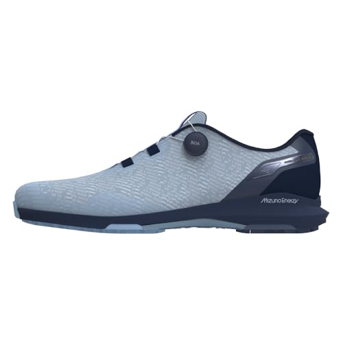 MIZUNO(ミズノ) メンズ ネクスライト エナジー Ltd ボア メッシュ 軽量 幅広 グリップ 防水ゴルフシューズ 1枚目