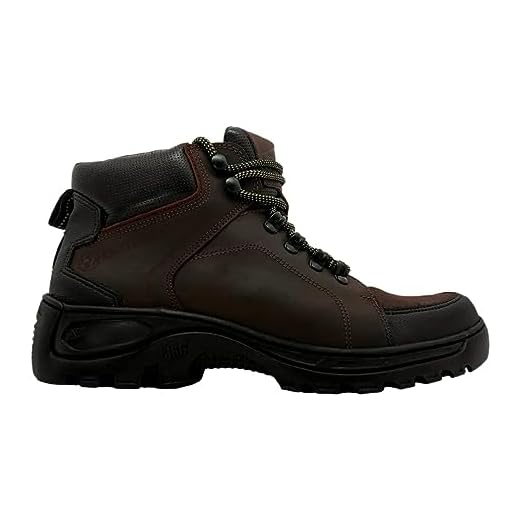 Coturno Rústico Masculino Anatomic Gel Adventure Couro Mustang 7575 Café