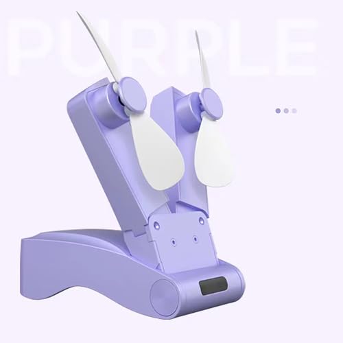 Eastuy- Faltventilatoren, tragbarer, zusammenklappbarer Schreibtischventilator, Leiser Tischventilator- Persönlicher Ventilator für Schlafzimmer, tragbarer Ventilator-2