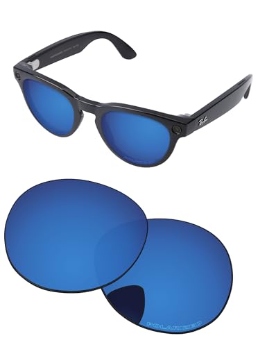 Image of Replacement Lenses for Ray-Ban Meta Headliner RW4009 & RW4013 50mm AI Glasses - Photochromic, Anti Blue Light Lens
