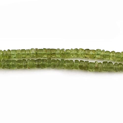 Peridot rondelles de qualite superieure pour la creation de bijoux fins et durables