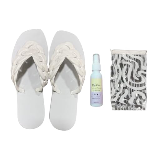 Image of Braided Strap Flip Flops, Casual Beach Sandals