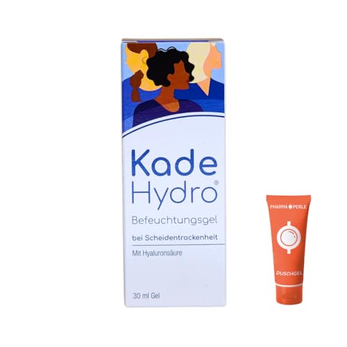KadeHydro Befeuchtungsgel mit Hyaluronsäure 1x 30 ml I Zur Pflege der Intimzone bei Scheidentrockenheit I Hormonfrei I Spar-Set plus Pharma Perle give-away