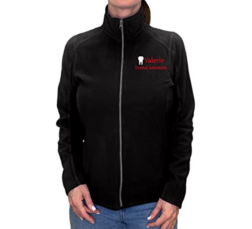 NACRE APPAREL Custom Dental Jacket for Women Personalized Embroidered Lightweight Dental Assistant Jacket3