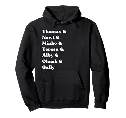 Image of Minimalist Character Names The Maze Runner Fantasy Reader Pullover Hoodie