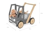 Pinolino Kinderträume Lauflernwagen „Kipplaster Fred”, grau