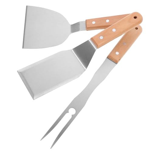 Set de 3 piezas para parrilla VICASKY acero inoxidable miniatura 1