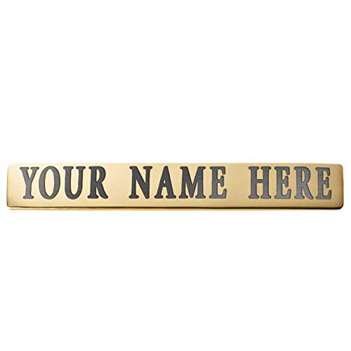Personalized Nameplate Compatible With Adult WWE World Heavyweight Championship Replica Belt (BELT NOT INCLUDED)