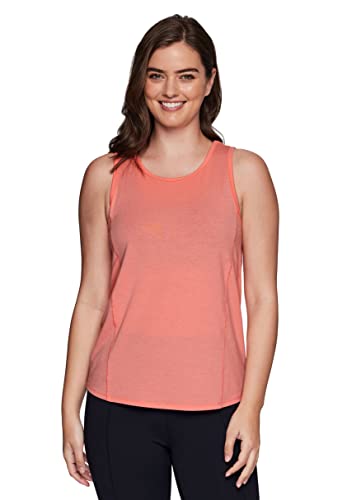 Rbx Yoga Tank Top For Women Super Soft Stretchy Tank Relaxed Fit Workout Tank Top Sleeveless Gym Tee Airy Breathable Running Tank Top Camisole Seamed Coral S #TOP15