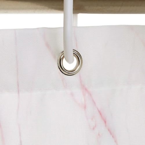 Rideau de douche en tissu polyester haut de gamme lavable 80x200 cm - 4