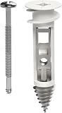 Heavy Duty Drywall Anchors and Screws Kit Including Toggle Anchors & Screws Durable Zinc Plastic Self Drilling Drywall Anchors for Hanging Pictures & More (25 Pack)