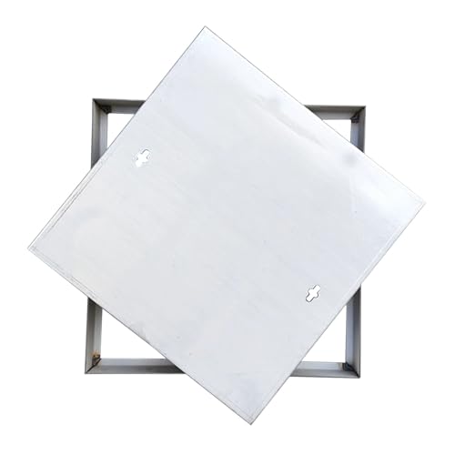 Tapa de inspección para tanque séptico resistente en acero inoxidable 2