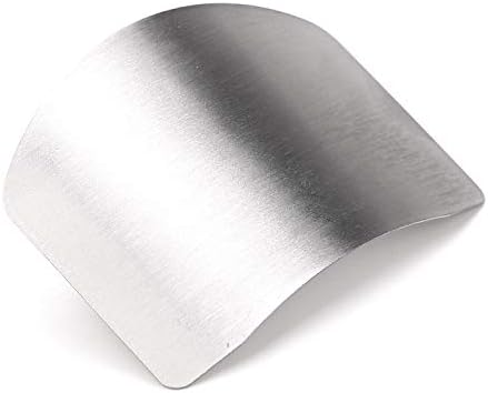 Zeltauto Finger Guard Slicing Cutting Protector 2.6 Inches Stainless Steel Finger Protector Cutting