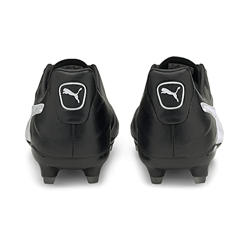 PUMA Women's Technical Sport Shoe Soccer Black White, 6.5 us