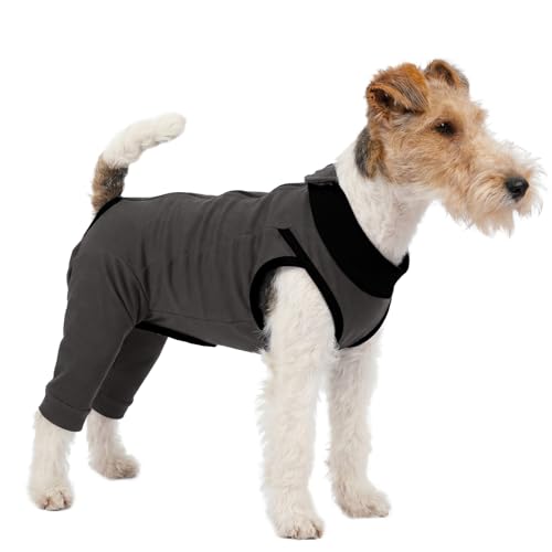 Image of Lelepet Dog Recovery Suit for Rear Legs, Surgery Onesie, Cone Alternative