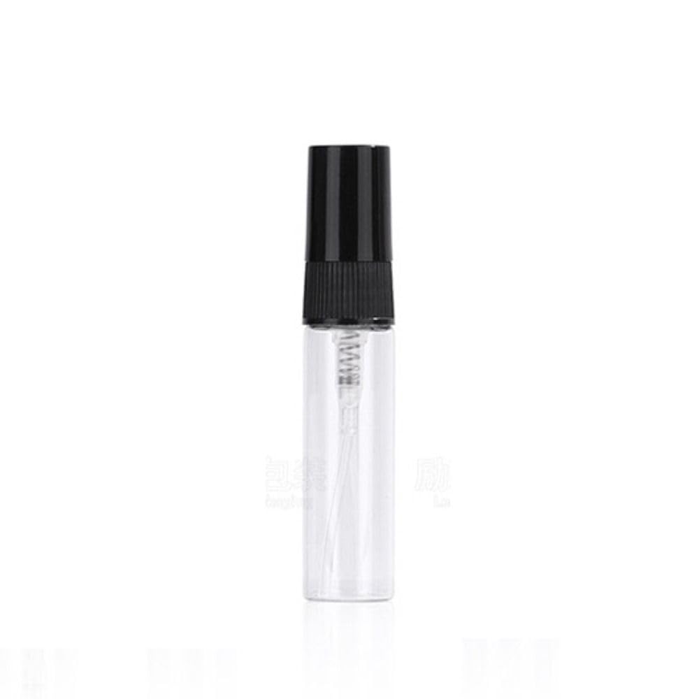 Empty Bottle Perfume Sample Bottle Press Spray Travel Refillable Glass, 3
