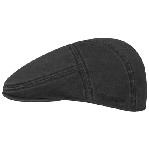 Stetson Kaszkiet Paradise CottonMężczyźni - czapka z daszkiem bawełniana płaskie kaszkiety ivy wiosna-lato jesień-zima Wiosna Lato Jesień Zima - L (58-59 cm) czarny