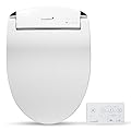 SmartBidet SB-2400ER Electric Bidet Seat for Elongated Toilets and French Curve Toilets with Remote Control, LED Night Light, Heated Seat