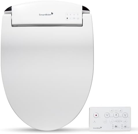 Smart Bidet Toilet Seat Electric Oval Shape Massage Heated Remote Control LED | UK - View #10