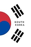  South Korea: Country Flag A5 Notebook to write in with 120 pages [Idioma Inglés]