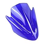 Motorcycl Windshield Compatible with Kawasaki Ninja ER6N 2012 2013 2014 2015 2016 ER-6N Screen WindScreen Fairing ER 6N 12 13 14 15 16(Blue)