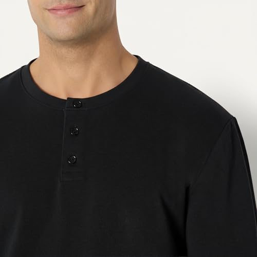 Image of Amazon Essentials Men's Long-Sleeve Henley Shirt