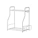 Kuchnia Spice Stojak żelaza Paint Paint 2 Poziom Kuchnia Spacerowa Rack Kitchen Stand Rack Trwały Dwuwarstwowy Stojak (Rozmiar : 30cm)