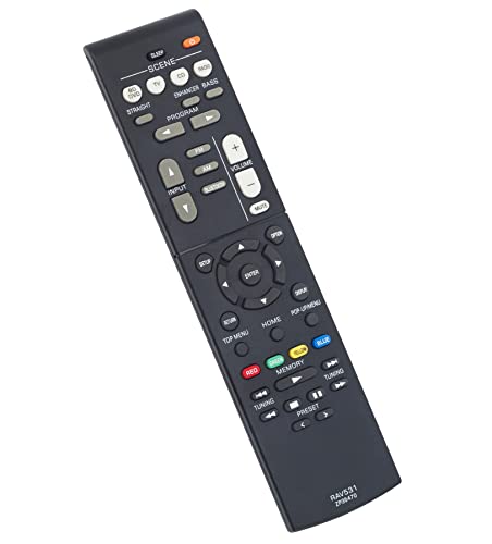 RAV531 ZP35470 VINABTY Replacement Remote Control Fit for Yamaha AV Receiver RX-V379 HTR-3068 RX-V381 RX-V383 HTR-3071 RX-V483 HTR-4071 HTR-3069 - Image 2