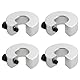 VGOL 4Pcs SBR12 Linear Rail Stop Collars Aluminiumlegierung Positionierungsblock für Übertragungsprodukte Linearmodule