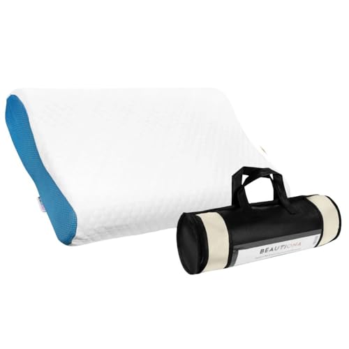 Orthopädisches Anti-Schnarch-Kissen 60×40×12 cm – Ergonomisches Memory Foam Nackenkissen gegen Schnarchen – Kopfkissen für Seiten- & Rückenschläfer, abnehmbarer Bezug, atmungsaktiv & antiallergisch