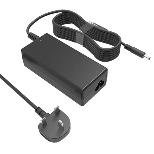 Riabwwox 65W Laptop Charger Compatible with Dell Inspiron 15 13 14 17 3000 5000 7000 3501 3502 3510 3530 3583 3584 3585 5570 5480 Latitude 3410 3420 3440 3520 3540 Vostro 14 15 AC Adapte 4.5 X 3mm