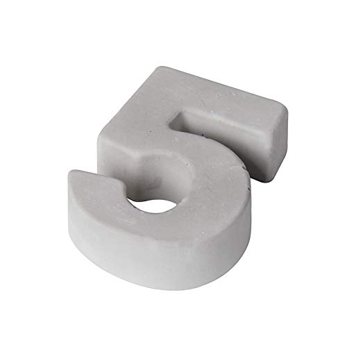Stampi In Silicone Per Lettere E Numeri In Cemento/Gesso – Stampo Rettangolare 33,7x22,5 Cm – Fai Da Te Decorazioni - 4