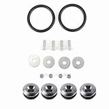 MISE À NIVEAU ESTHÉTIQUE PERSONNALISÉE : Donnez à votre compartiment moteur la touche finale qu'il mérite.Ce kit d'habillage remplace le matériel par des rondelles de pare-chocs colorées en alliage d'aluminium pour un look personnalisé.