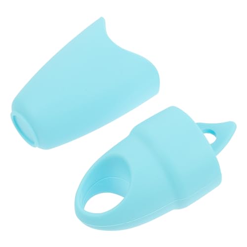 Didiseaon de Masaje Facial de Hielo Portátil Azul Herramienta Manual de Silicona para Aliviar el y Compacto para Uso Casa y Viajes