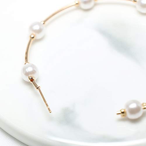 TseenYi Orecchini pendenti a cerchio grandi, con