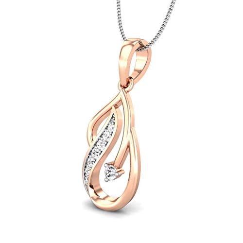 Candere By Kalyan Jewellers 18KT Gold and Diamond Pendant for Women - Image 2
