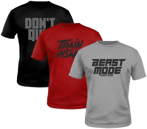 LEOTUDE Regular Fit Half Sleeve Round Neck Tshirt for Men Combo (Pack of 3)
