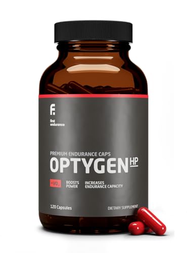 FIRST ENDURANCE OptygenHP - Premium Endurance Supplement | Boost Power | Increase Performance and Endurance | Improves Oxygen Utilization| 120 Capsules