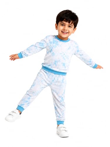 Image of TuddyBuddy Boys & Girls Half Sleeves T-shirt & Lounge Pant Nightwear Set - 100% Cotton Jersey