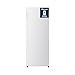Fridgemaster MTZ55153E Freestanding Upright Freezer, 165 Litres, 143 cm Tall, 4 Star Freezer Rating, 55cm width, E Rated in White