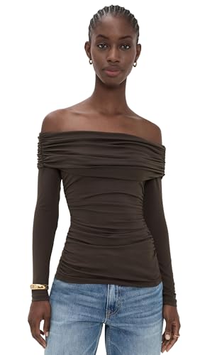 Susana Monaco Women's Off Shoulder Gathered Top