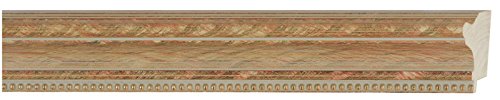 Picture Frame Moulding (Wood) 100ft Bundle - Traditional Antique Gold Finish - 2