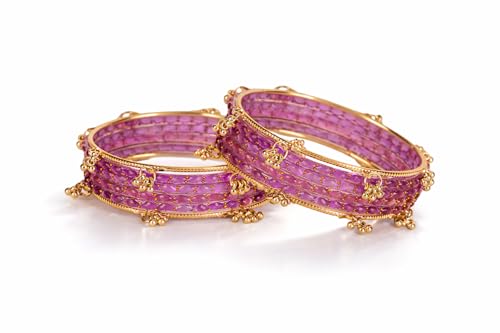 Image of Shining Diva Fashion 16 Pcs Trendy Stylish Glass & Kashmiri Ghungroo Bangles Set for Women & Girls | Traditional Festive Wedding Party Jewellery